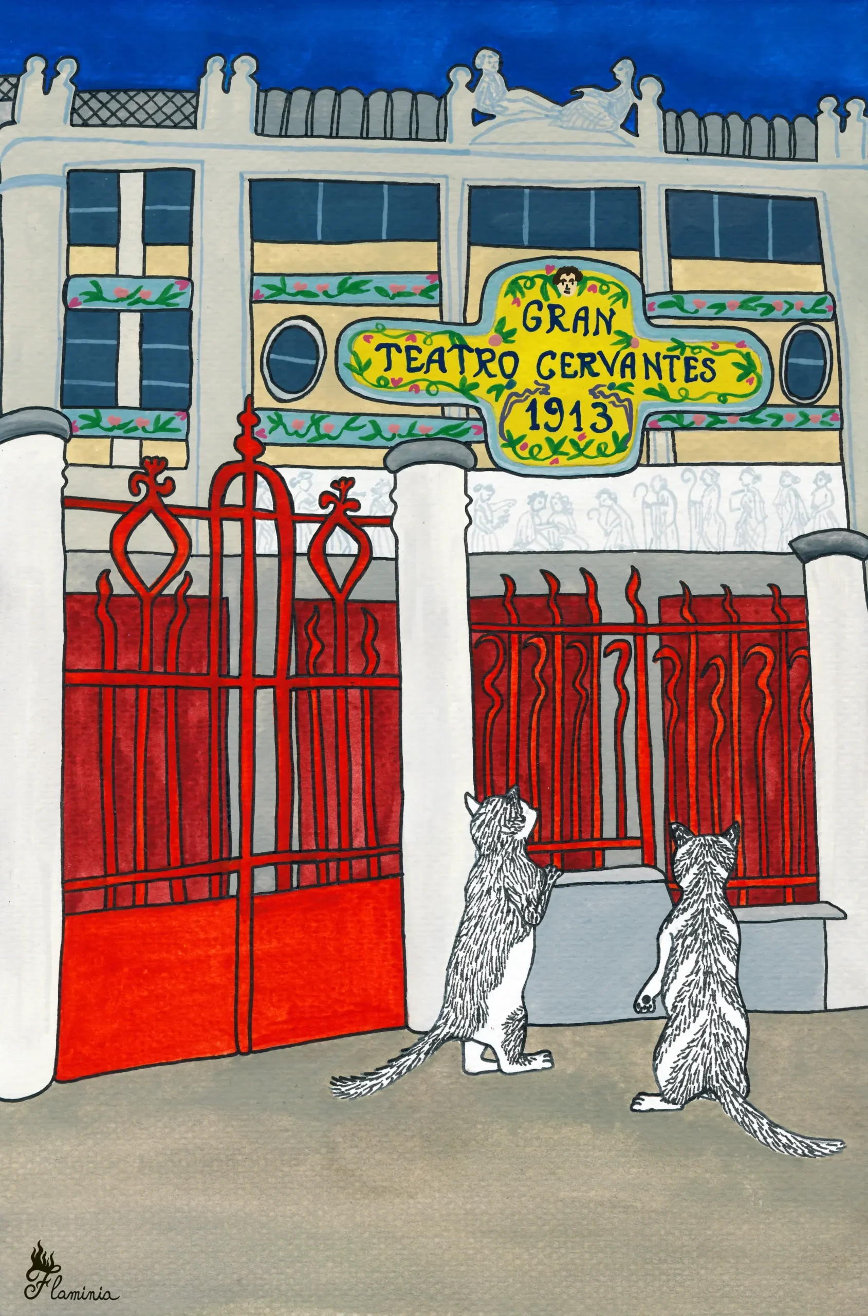 chat théâtre cervantes